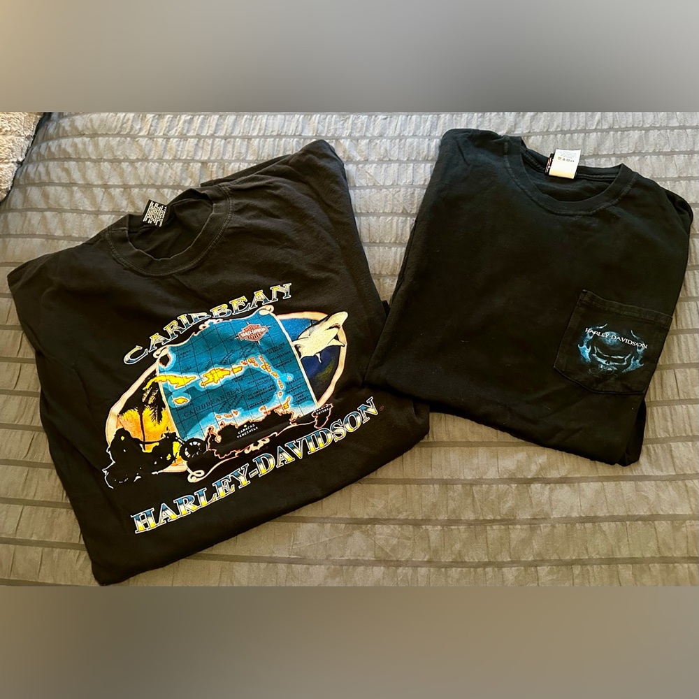 Harley-Davidson Caribbean and SF Black Tee